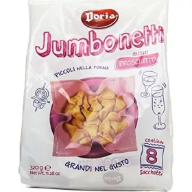   Doria Jumbonetti Multipack 320gr – Süße oder salzige Snacks für unterwegs und Genussmomente