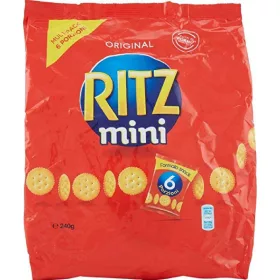   Ritz Mini Multipack 240gr – Süße oder salzige Snacks für unterwegs und Genussmomente