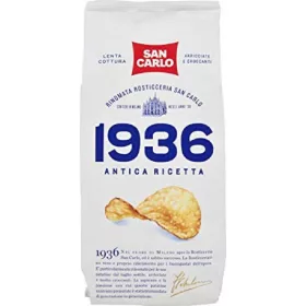   San Carlo Chips nach altem Rezept von 1936 150g Beutel – Süße oder salzige Snacks für unterwegs und Genussmomente