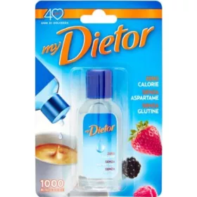   Dietor Flüssigsüßstoff 50g – Tee Kaffee oder Zuckerprodukt für Frühstück und Heißgetränke