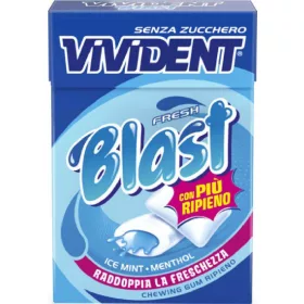   Vivident Freshblast Blue Perfect 64g – Süße oder salzige Snacks für unterwegs und Genussmomente