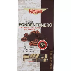   Novi Mini Dunkle Schwarze Pralinen 160g – Süße oder salzige Snacks für unterwegs und Genussmomente
