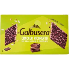  Galbusera Reis-auf-Reis-Sandwich mit Schokoladenüberzug 150g Premium Flour Bread or Baking Ingredient – Ideal for Baking