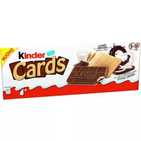   Kinder Cards Milch und Kakao T 2 x 5 128g – Süße oder salzige Snacks für unterwegs und Genussmomente