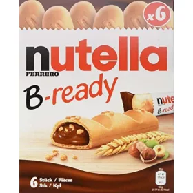   Nutella B-Ready T6 132g – Süße oder salzige Snacks für unterwegs und Genussmomente