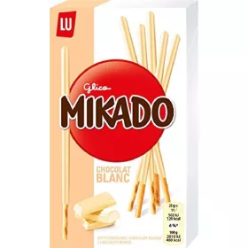  Saiwa Mikado Weiß 70g – Süße oder salzige Snacks für unterwegs und Genussmomente