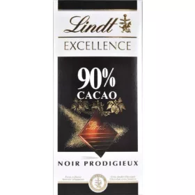   Lindt Excellence 90 % Schokolade, 100g – Süße oder salzige Snacks für unterwegs und Genussmomente