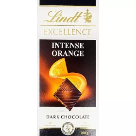   Lindt Excellence Schokolade Dunkelorange, 100g – Süße oder salzige Snacks für unterwegs und Genussmomente