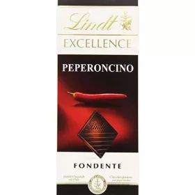   Lindt Excellence Schokolade Chili, 100g – Süße oder salzige Snacks für unterwegs und Genussmomente