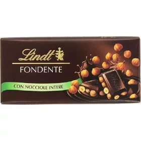   Lindt Zartbitterschokolade mit Haselnüssen (geschütztegeografische Angabe) 100g – Süße oder salzige Snacks für unterwegs und Genussmomente