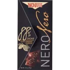   Novi Nero 88 % Schokolade 75g – Süße oder salzige Snacks für unterwegs und Genussmomente