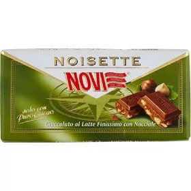   Novi Milch-Noisette-Tafel 100g – Süße oder salzige Snacks für unterwegs und Genussmomente