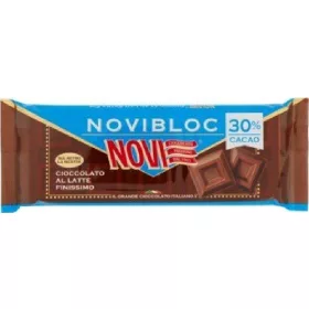   Novibloc Milchschokoladegeschnitten 150g – Süße oder salzige Snacks für unterwegs und Genussmomente
