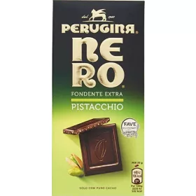   Perugina Nero Pistazienriegel 85g – Süße oder salzige Snacks für unterwegs und Genussmomente