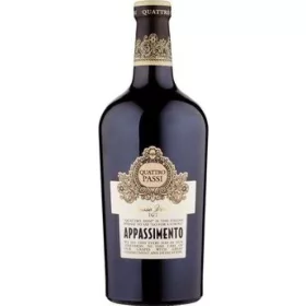   Quattro Steps Appassimento Rotwein 75cl – Alkoholisches Getränk Spirituose oder Likör für Genussmomente