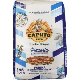   Caputo Typ 00 Pizzeria-Mehl 1 kg Premium Flour Bread or Baking Ingredient – Ideal for Baking