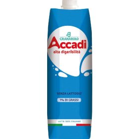   Ganarolo Accadi' teilentrahmte Milch laktosefrei 1 Liter 1 - Frische Milch für Kaffee, Frü