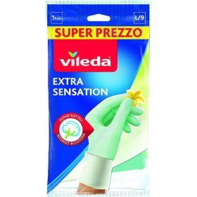  Vileda Handschuhe Extra Sensation Groß – Haushaltsreiniger für gründliche Reinigung im Alltag