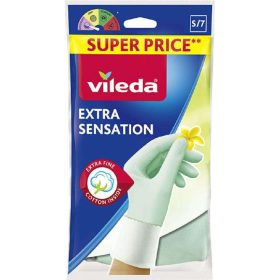   Vileda Handschuhe Extra Sensation Klein – Haushaltsreiniger für gründliche Reinigung im Alltag