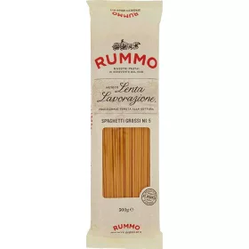   Rummo 5 dicke Spaghetti 500g – Italienische Pasta oder Reis Zutat für mediterrane Küche