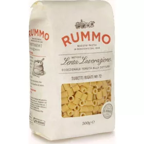   Rummo 72 Rigati-Röhrchen 500g – Italienische Pasta oder Reis Zutat für mediterrane Küche