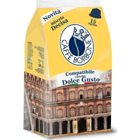   Borbone Dolcegusto Kapseln, 15 Stk – Tee Kaffee oder Zuckerprodukt für Frühstück und Heißgetränke