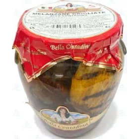   Bella Contadina vergoldete Auberginen 580g – Canned Legumes or Vegetables for Salads, Soups and Everyday Cooking
