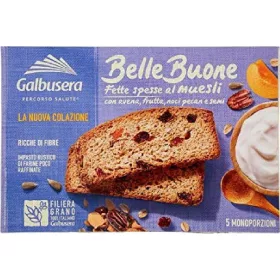   Galbusera Belle Buone Spesse Müsli 200 g – Süße oder salzige Snacks für unterwegs und Genussmomente