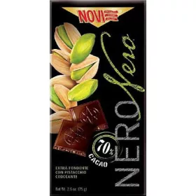   Novi Nero Nero Pistazienriegel 75g – Süße oder salzige Snacks für unterwegs und Genussmomente