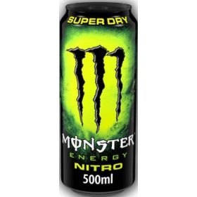   Monster Nitro Super Dry 50 cl - Energy Drink for Active Days & Bold Enjoyment