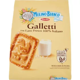   Mulino Bianco Galletti Kekse 800 g – Süße oder salzige Snacks für unterwegs und Genussmomente