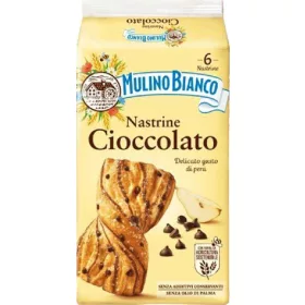   Mulino Bianco Nastrine Schokolade 240 g – Süße oder salzige Snacks für unterwegs und Genussmomente