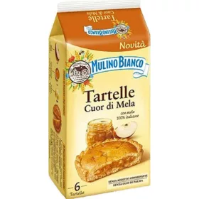  Mulino Bianco Tartelle Apfelherz 288 g – Süße oder salzige Snacks für unterwegs und Genussmomente