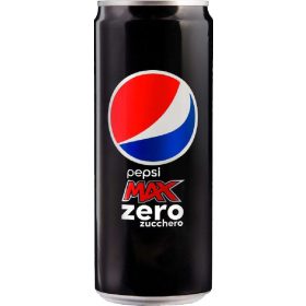   Pepsi Cola Max Zero 33 cl - Refreshing Soft Drink for Meals & Parties