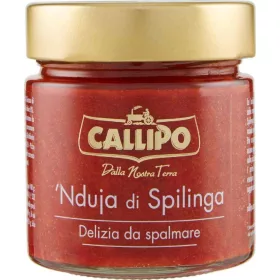   Callipo Streichfähiges Nduja von Spilinga 200g Premium Tomatensauce / Pesto – Mediterrane Küche Sauce