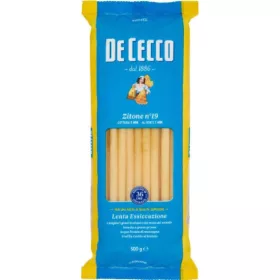   De Cecco Nr. 19 Zitoni Nudeln 500 g – Italienische Pasta oder Reis Zutat für mediterrane Küche