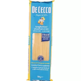   De Cecco Nr. 413 Quadratische Spaghettoni 500 g – Italienische Pasta oder Reis Zutat für mediterrane Küche