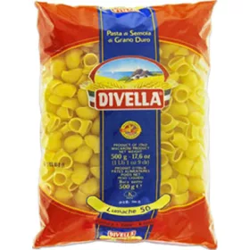   Divella Nr. 50 Lumache Nudeln 500 g – Italienische Pasta oder Reis Zutat für mediterrane Küche