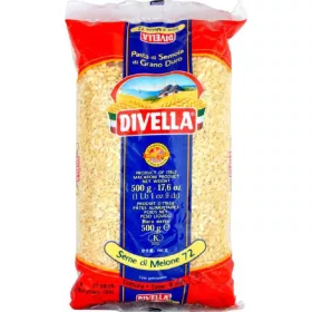   Divella Nr. 72 Melonenkern-Nudeln 500 g – Italienische Pasta oder Reis Zutat für mediterrane Küche
