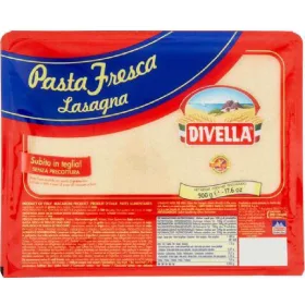   Divella Hartweizengrieß Lasagneplatten 500 g Premium Flour Bread or Baking Ingredient – Ideal for Baking