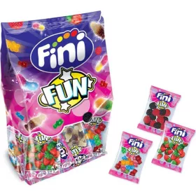   Fini Fun Fruchtgummis Beutel 325 g – Süße oder salzige Snacks für unterwegs und Genussmomente