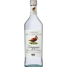   Podere della Beccaccia Grappa 38% 1 L – Alkoholisches Getränk Spirituose oder Likör für Genussmomente