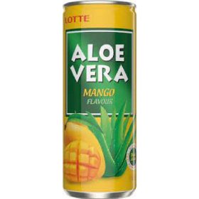   Lotte Aloe Vera Mango (Dose) 240ml - Beverage for Daily Refreshment