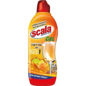   Scala All-in-One Geschirrspülgel Essig & Zitrus 750 ml – Effective Dishwashing Liquid for Sparkling Clean Dishes