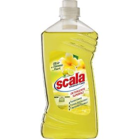   Scala Zitronen-Bodenreiniger 1 L – Bodenreiniger für hygienisch saubere Böden und frischen Duft