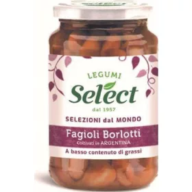   Selectgekochte Borlotti-Bohnen 360g – Canned Legumes or Vegetables for Salads, Soups and Everyday Cooking