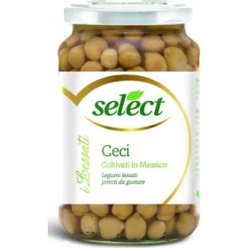   Selectgekochte Kichererbsen 360g – Canned Legumes or Vegetables for Salads, Soups and Everyday Cooking