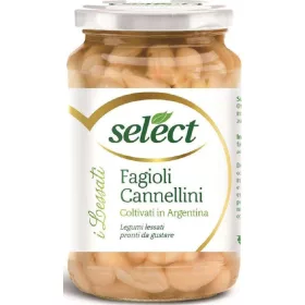   Selectgekochte Cannellini-Bohnen 360g – Canned Legumes or Vegetables for Salads, Soups and Everyday Cooking