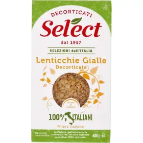   Select Gelbe geschälte Linsen 400 g – Canned Legumes or Vegetables for Salads, Soups and Everyday Cooking