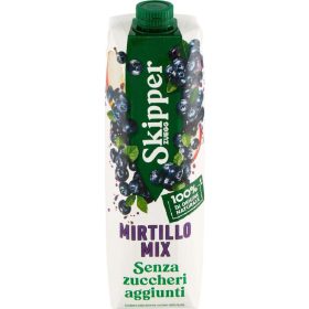   Skipper Zuckerfreier Heidelbeer-Mix Saft 1 L - Fruit Beverage for Breakfast & Daily Enjoym